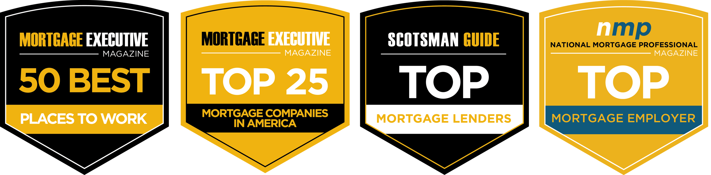 AP Mortgage award icons