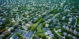choosing a new neighborhood aerial