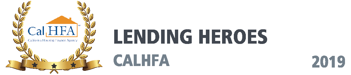 Cal HFA Award, Lending Heroes, 2019