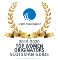 Scotsman Guide award, Top Women Originators, 2019 thru 2020