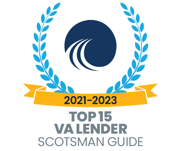 Scotsman award, Top 15 VA Lender, 2021 thru 2023