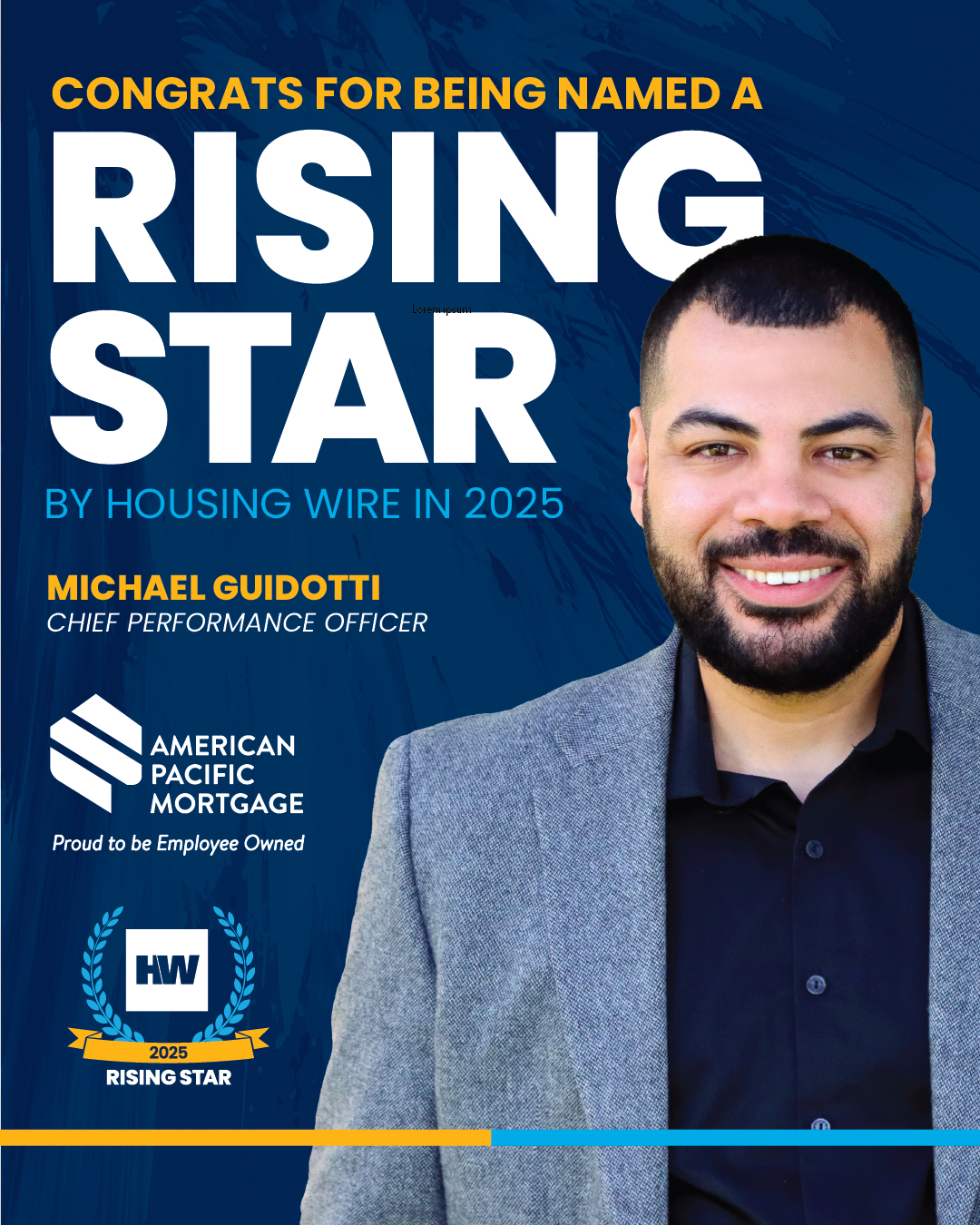 Congrats to Michael Guidotti for being named a rising Star Congrats to Michael Guidotti for being named a rising Star