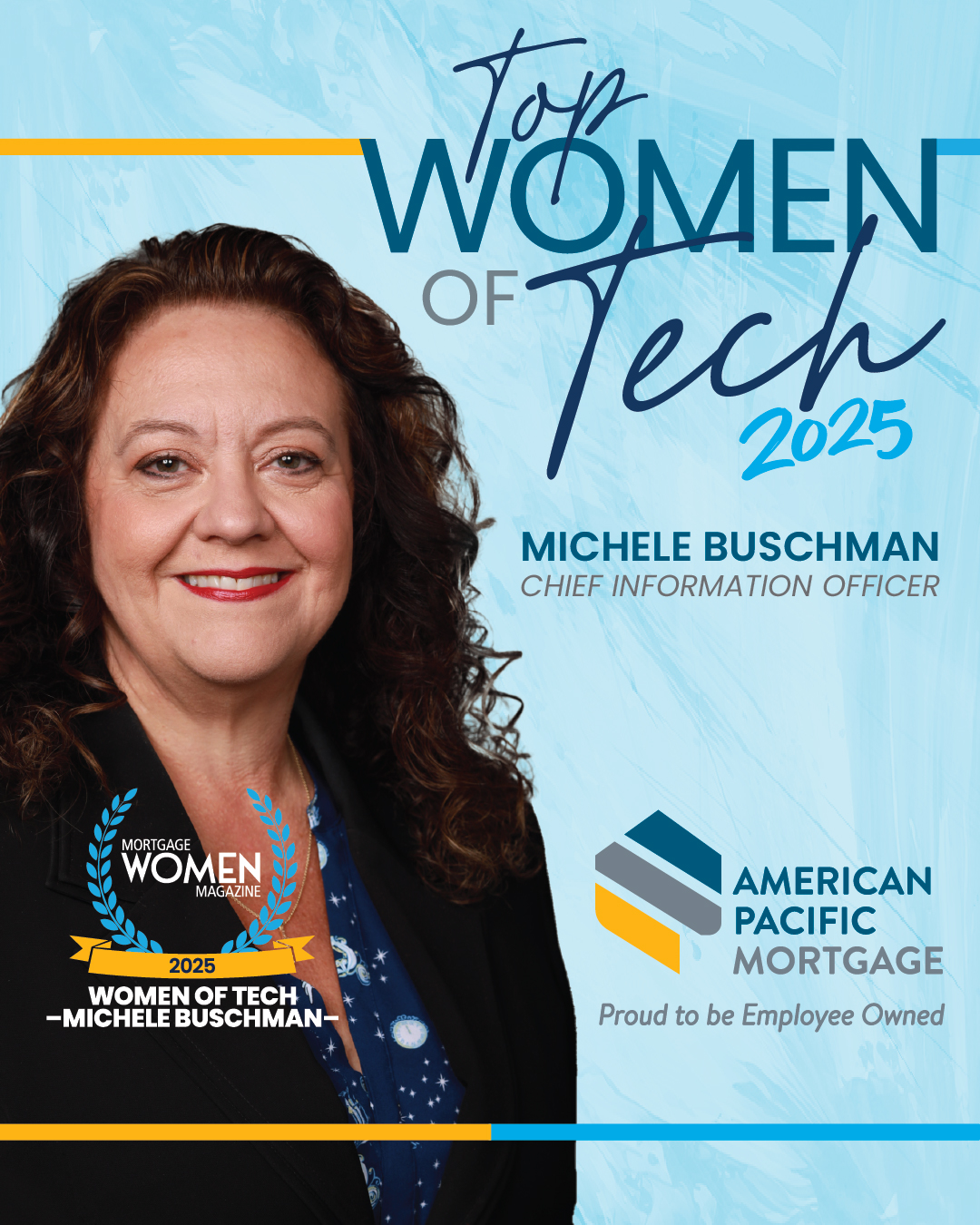 Congrats to Michele Buschman for being a Top Women of Tech 2025 Congrats to Michele Buschman for being a Top Women of Tech 2025