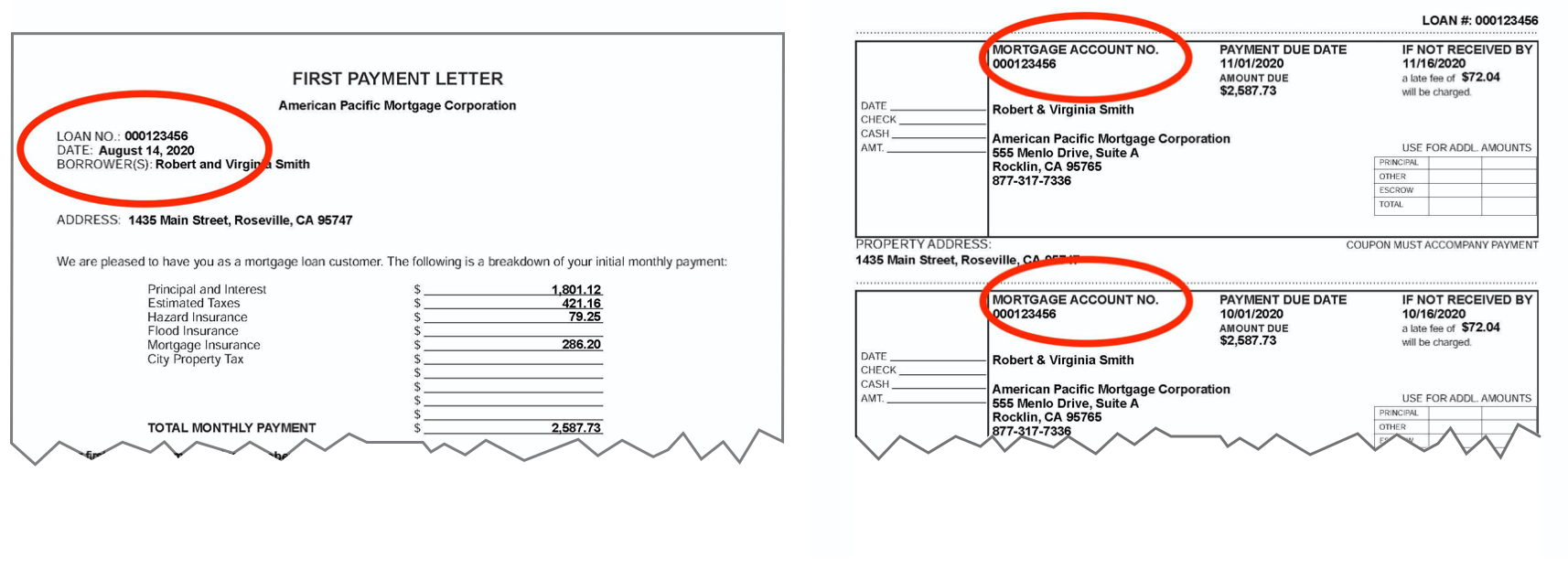 Payment Letter Example